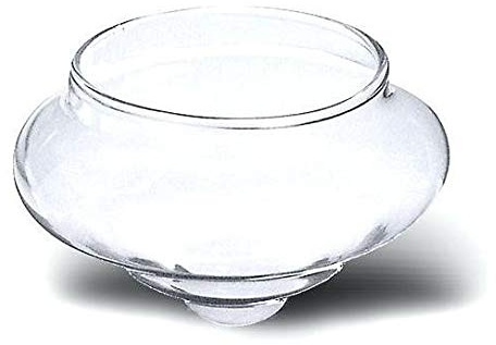 NaDeco Teelichthalter Glas 6 Stück, Ø 6,5 cm, Schwimmlichter für Wasser | Schwimmen oben auf und tragen je ein Teelicht — für Schale, Brunnen und den Gartenteich am Sommerabend