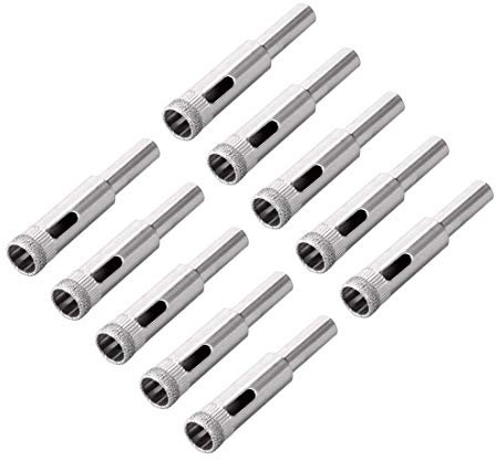 10 mm Diamant - Brocas para sierra de corona para azulejos de porcelana, cerámica, lote de 10