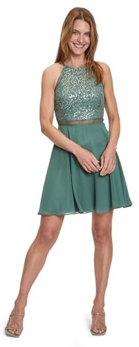 Vera Mont Damen 0181/4825 Kleid, Dunkler Wald, 40