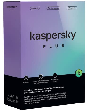 Kaspersky Plus 5 Postes/1 An