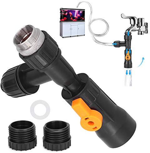 Aquarium PumpsFilters,Aquarium Fish Tank Water Changer Replacement Faucet Nozzles Pump with 2 Faucet Adapters