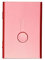 Porte-cartes de visite coulissant en métal pour homme et femme (rose)