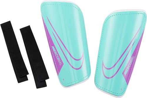 Nike Unisex Schienbeinschoner Nk MERC Hardshell - Fa22, Hyper Turq/Black/Fuchsia Dream, DN3614-354, XL