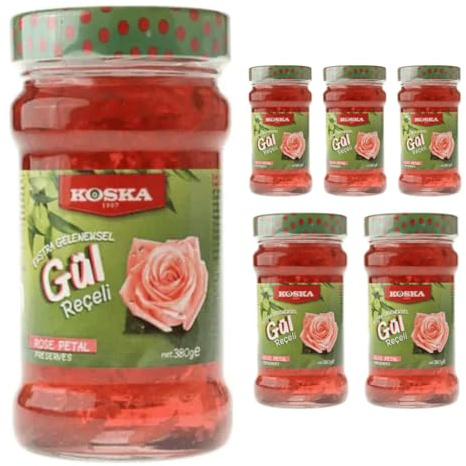 Koska, Rosenmarmelade 380 gr x 6 Stück