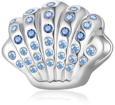 LANBEIDE Muschel Charms für Pandora Charms, 925er Sterlingsilber Beads, Tier Beads für Pandora Armband, Geschenke für Frauen