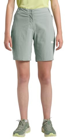 Jack Wolfskin Damen Hikeout Wander-Shorts, Slate Green, 46 EU