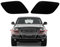 Pizgear, for Audi, Q7 2010 2011 2012 2013 2014 2015 Frontstoßstange Scheinwerferwaschanlage Sprühreinigung Stellantrieb Abdeckkappe 4L0955275G 4L0955276G Düsenabdeckkappe(Set)