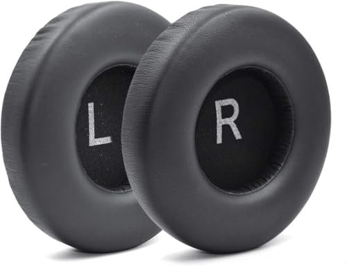 K550 Ersatz-Ohrpolster, kompatibel mit AKG K550, K551, K553, K240 Headset, weiches Proteinleder, hochdichte Geräuschunterdrückung, Memory-Schaum-Ohrpolster, Ohrmuschel, Ohrmuschel, Schwarz
