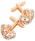 GALPADA 1 Jeu Boutons De Manchette Couronne Crochet Crochet Support Monocouche Boutons De Manchette Dorés Boutons De Manchette Raffinés Cache Bouton De Manchette Alliage De Zinc 2 Pièces