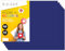 Buntes Papier A3 80g für Drucker & Basteln, Farbige Blätter für Kinder, Kreativprojekte, Karten & Schule M-office (50 Blatt, Dunkelblau)
