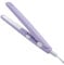 Mini Hair Straightener for Short Hair,Travel Straighteners and Curlers in One for Women Men Styling, UK Plug (Purple)