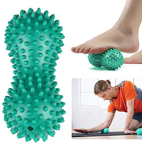 Peanut Shape Massage Yoga Fitness Ball PVC Stress Relief Körper Hand Fuß Massagegerät Gym Tool