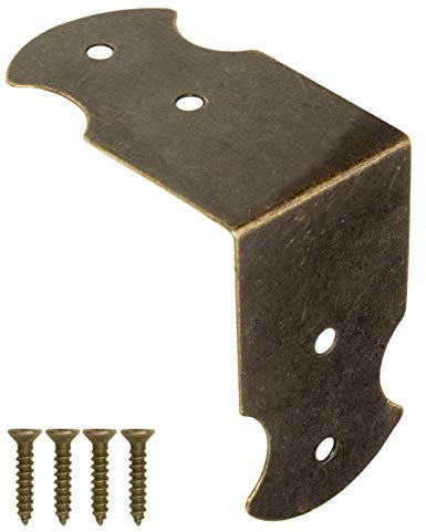 FUXXER - Conectores en ángulo para muebles (42 x 25 mm, 15 unidades), diseño vintage