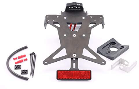 MG Biketec Kurzes Heck - Kennzeichenträger - Kennzeichenhalter geeignet für Yamaha YZF R1 / R1M ab 2020 (172x167mm)
