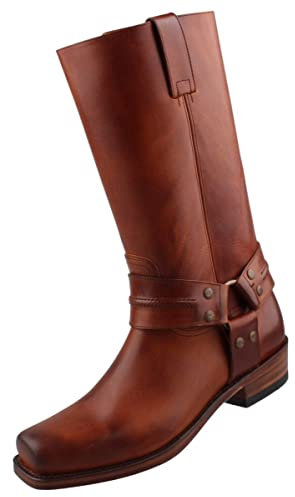 Sendra 2380 - Stivali da motociclista, colore: Marrone, marrone, 46 EU