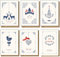 the lazy panda card company 48 x recycelte Weihnachtskarten mit modernem Design