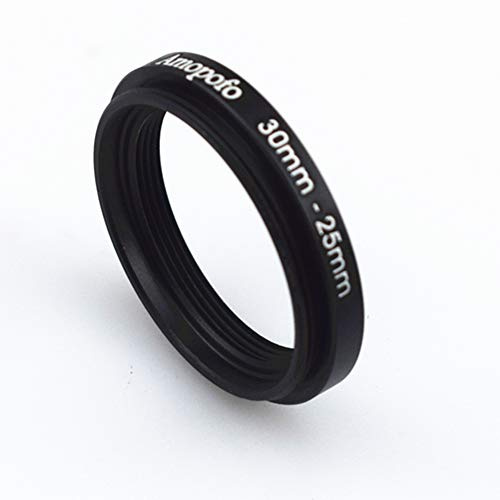 Bague de filtres pour appareil photo 30 mm à 25 mm compatible avec tous les objectifs d'appareil photo 30 mm vers 25 mm UV CPL filtre, bague de réduction 30-25 mm