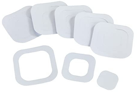 WENKO Anti-Rutsch-Sticker Eckig, 6 transparente Antirutsch-Aufkleber, rutschfeste Pads verhindern Ausrutschen in Badewanne & Dusche, selbstklebend, hochwertiger, strukturierter Kunststoff, je 10x10 cm