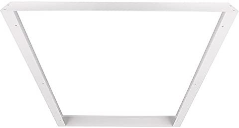 Cadre carré support lumières structure métal panneau LED fixation plafond mur 62 x 62 cm