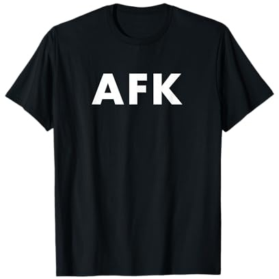 AFK T-Shirt für Gamer weg von der Tastatur T-Shirt