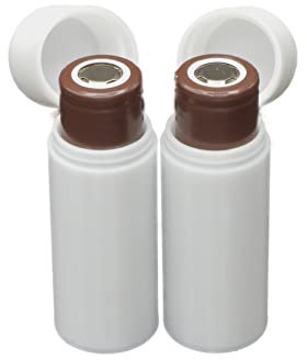 Protect Your Power - Slimline 18650 Battery Case, Soft Durable Material - Pack of 2 (Holds 1 Battery)