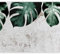 murando Fototapete selbstklebend tropische Blätter 196x140cm Foto Tapete Tapetenfolie Möbelfolie Wandverkleidung Wandtapete Motivtapeten Bildtapete Wohnzimmer 3d Effekt Monstera Betonoptik Abstrakt