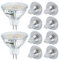 DiCUNO GU5.3 LED Lampen 5W, 12V MR16 Reflektor, Ersetzt 50W Halogen Spots, 4000K Neutralweiß, 500lm, 120°Abstrahlwinkel, LED Leuchtmittel, AC/DC, Flimmerfrei, Nicht dimmbar, 10er Pack