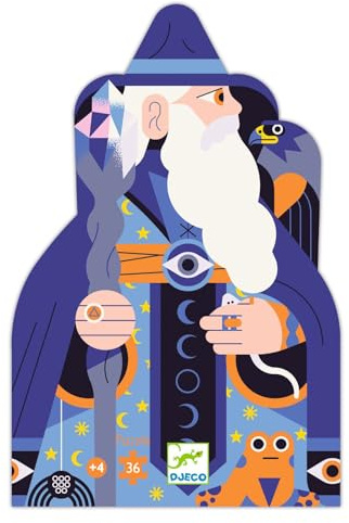 Puzzle Djeco Le magicien au sceptre de cristal