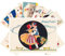 PIXILUV Vintage Postkarten (24 Stück je 10,2 x 15,2 cm) Ostern Schöne Frühling Vintage Grußkarten Retro Ostern Grußkarte Nachdruck
