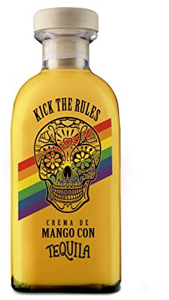 KICK THE RULES - PRIDE EDITION Crema de Mango con Tequila - 15º - Botella de 0,7L - Tequila de Mango