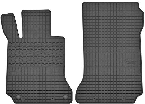 Gummimatten Vorne Gummi Fußmatten Satz für Mercedes-Benz C-Klasse W204 (2006-2014) - 2-teilig - Passgenau