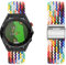 Band für Garmin Forerunner 955/945/935 ArmBand Nylon Geflochtenes Loop Band für Garmin Forerunner 955/945/935 Armband für Herren Damen Armbänder mit Garmin Forerunner 955/945/935 (P)