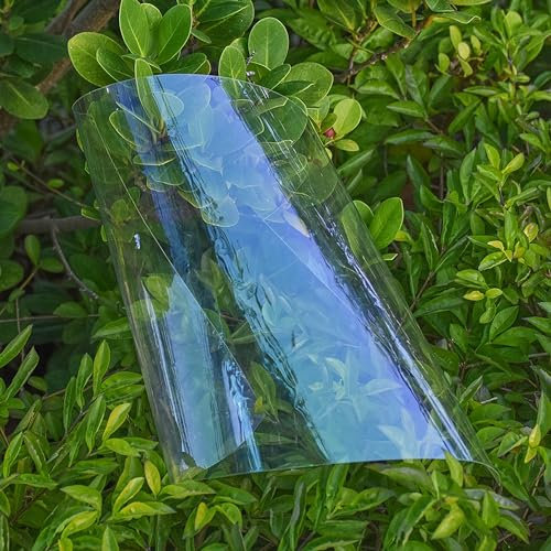 AuMoHall 84 % VLT violett-blaue Chamäleon-Autofenster-Tönung, hohe Durchlässigkeit, Auto-Frontscheibe, Solar-Schutzfolie, 75 x 200 cm