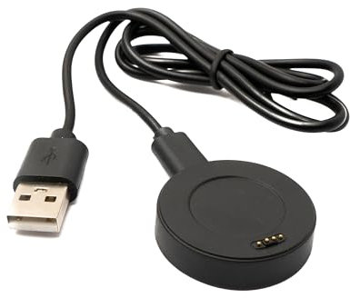 SYSTEM-S Cavo USB 2.0 80 cm stazione di ricarica per Huawei Watch 1 Smartwatch adattatore 5 V nero