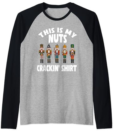 Lustiges Nussknacker-Kleid für Nuss-Liebhaber, Weihnachten, passende Familie Raglan