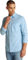 Tommy Jeans Men’s Poplin Check Long Sleeve Shirt, Multicolor (Sugarplum Blue), XL
