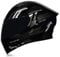 Woljay Full Face Flip Up Motorcycle Modular Helmet Integrated Motorbike Dual Visor for Adults Men Women Moped Street Racing DOT Approved (XL,Count Black Silver - Smoke Visor)