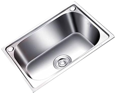 Fregadero Cocina 1 Seno con Escurridor Acero Inoxidable Bajo Encimera 304 Fregadero Acero Inoxidable, Fregadero Bajo Encimera Pequeño de un Seno(Color:A,Size:38 * 32)
