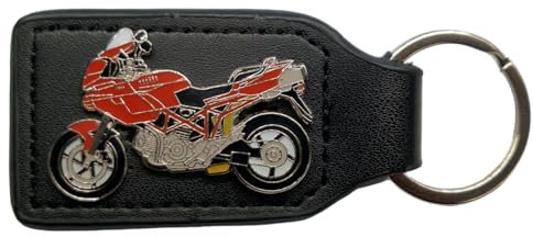 Lenimia Porte-clés de moto pour Ducat Multi-Strada, Multistrada-1000, Multistrada-1100, porte-clés de rechange, porte-clés de motard, multicolore, passend