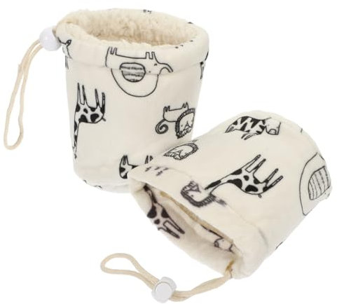 KOMBIUDA 4stücke Babyflasche Schutzbezüge Anti-Fall Hüllen Für Stillflaschen Nursing Bottle Cover Cartoon-Design Sicherer Halt Für Täglichen Gebrauch