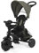 Buzz Baby Trike, 4 in 1 Kids Tricycle, Removable Canopy, 5-Point Safety Harness, from 10 Months to 25kg, Black/Green