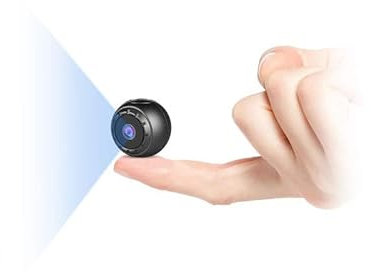 LWYOU Mini Small Security Surveillance Camera 1080P HD Portable Cordless Outdoor Home Indoor Micro Video Camera, Covert Secret Nanny Cam with Motion Detection and Night Vision