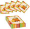 60 Stück Servietten Thanksgiving Deko Herbst Servietten, Thanksgiving Deko Tischdeko Servietten Herbst, 33 x 33 cm Herbst Tischdeko Papierservietten Herbst, Kürbis Servietten Ahornblätter Servietten