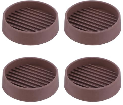 4 Stück Gummi Möbeluntersetzer, Anti-Rutsch-Pads für Möbelrollen, rutschfeste Greifer-Möbelfüße, rutschsichere Möbeluntersetzer, Bettstopper, Bodenbeinschutz, Tisch- und Stuhlstopper (5x5cm)