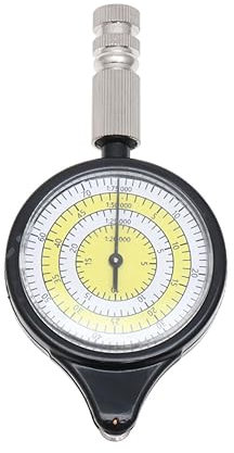 NULYLU Metall Messrad Entfernungsmesser Mini Kompaktes Kartenmessgerät Robust Für Outdoor Wandern Camping Jagd Geländeerkundung Leicht Und Tragbar