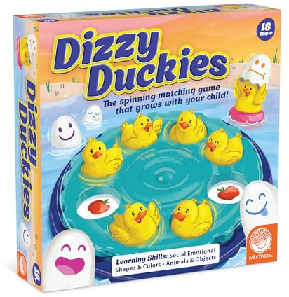 Mindware | Dizzy Duckies | Kids Educational Toy | Ages 18+ Months Old | 1+ Players