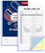 60 Baseball Line-up Karten mit 4-teiligen, selbstdurchschreibenden Kopien, 11,4 x 20,8 cm, 17 Spieler-Rosterblätter für Spiele, Softball-Line-Up-Coaching-Zubehör für Trainer und Schiedsrichter