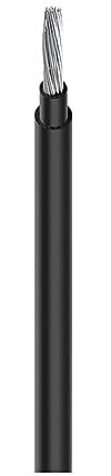 MRVAKDYDI Elektrischer Draht Kupfer Flex, Schwarzes Photovoltaik-PV-Kabel, 1,5/2,5/4/6/10/15/25 mm² elektrische Anschlusskabel(6 AWG 16mm2,1m)