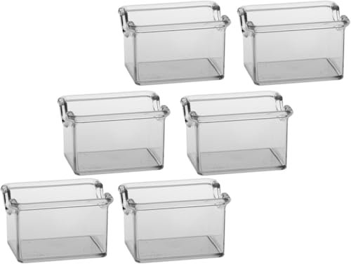 SWEET HOME Set 6 Pezzi Porta bustine Trasparente da Zucchero in plastica da Bar BR00631LU