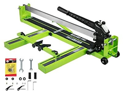 Manual Tile Cutter, Tile Cutter with Wheels for Cutting Stone Materials/Normal Floor Tiles/Polished Tiles, Max-Width 1200mm(47 inch (1200mm))